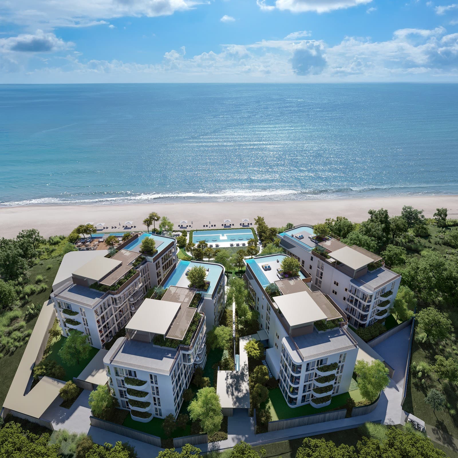 Banyan Tree Beach Residences Oceanus coastal setting