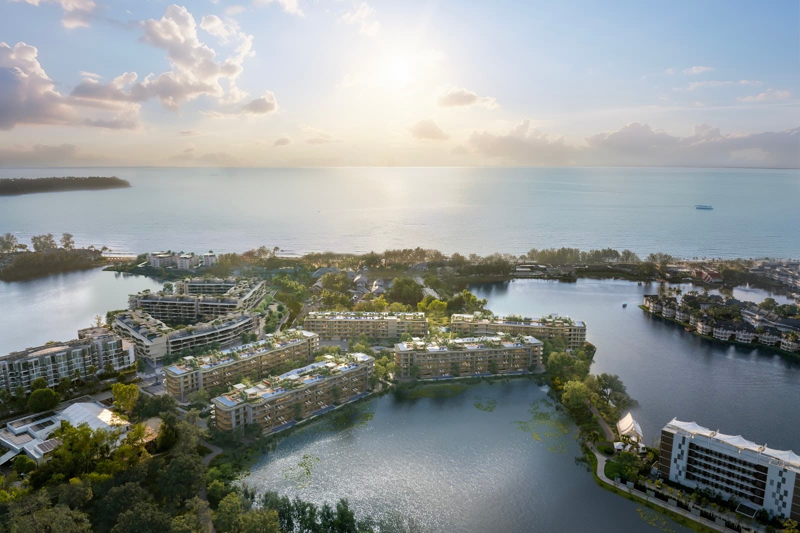 Bellaguna Lake Residences aerial view