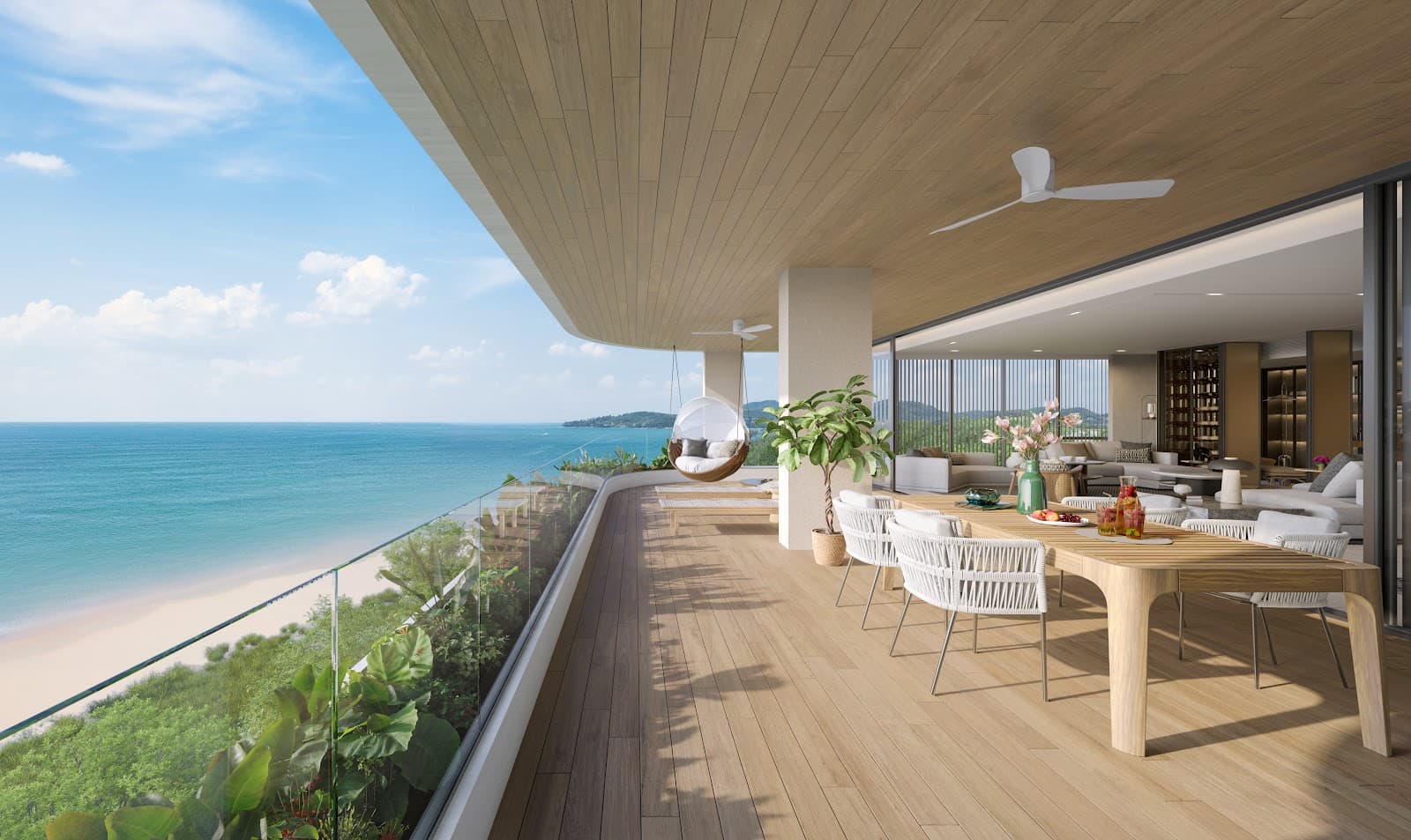 Banyan Tree Beach Residences Oceanus living area