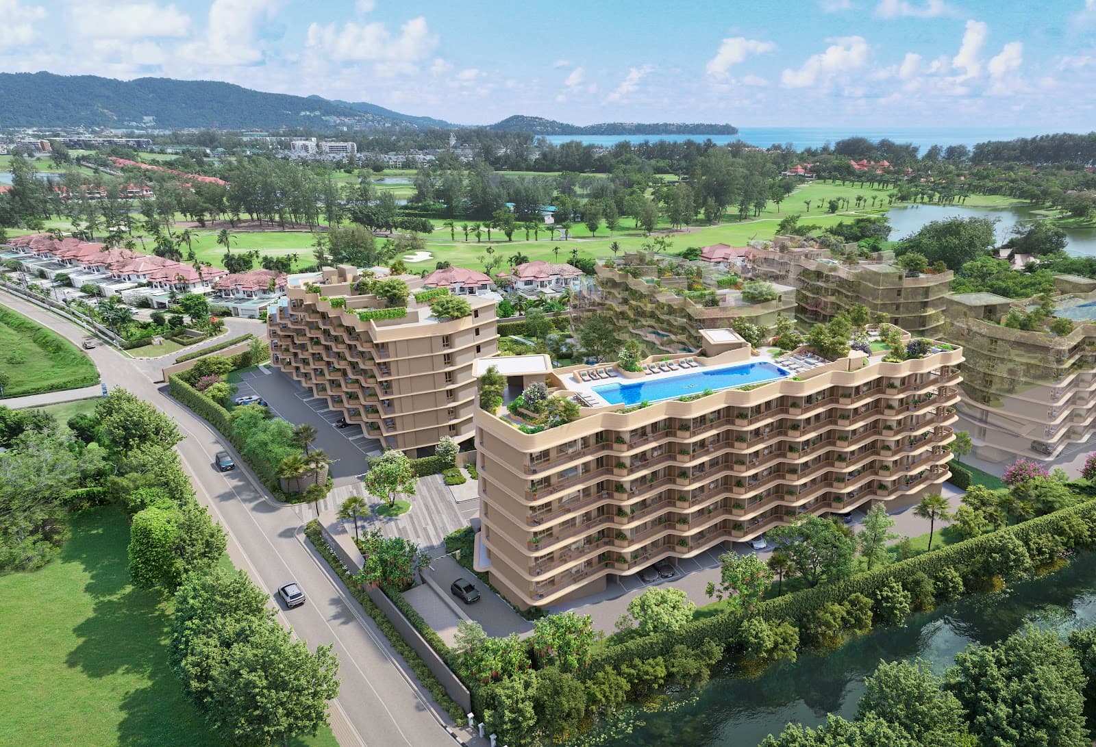 Bellaguna Golf Residences aerial view