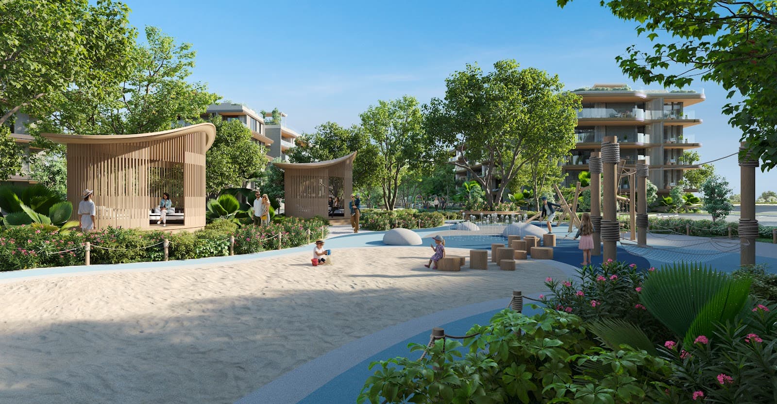 Bellaguna Lake Residences pool and terraces