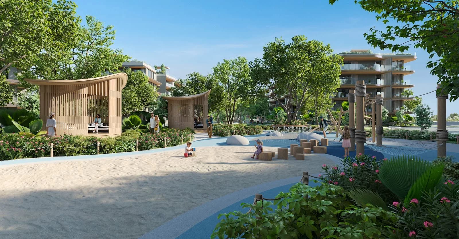 Bellaguna Lake Residences pool and terraces