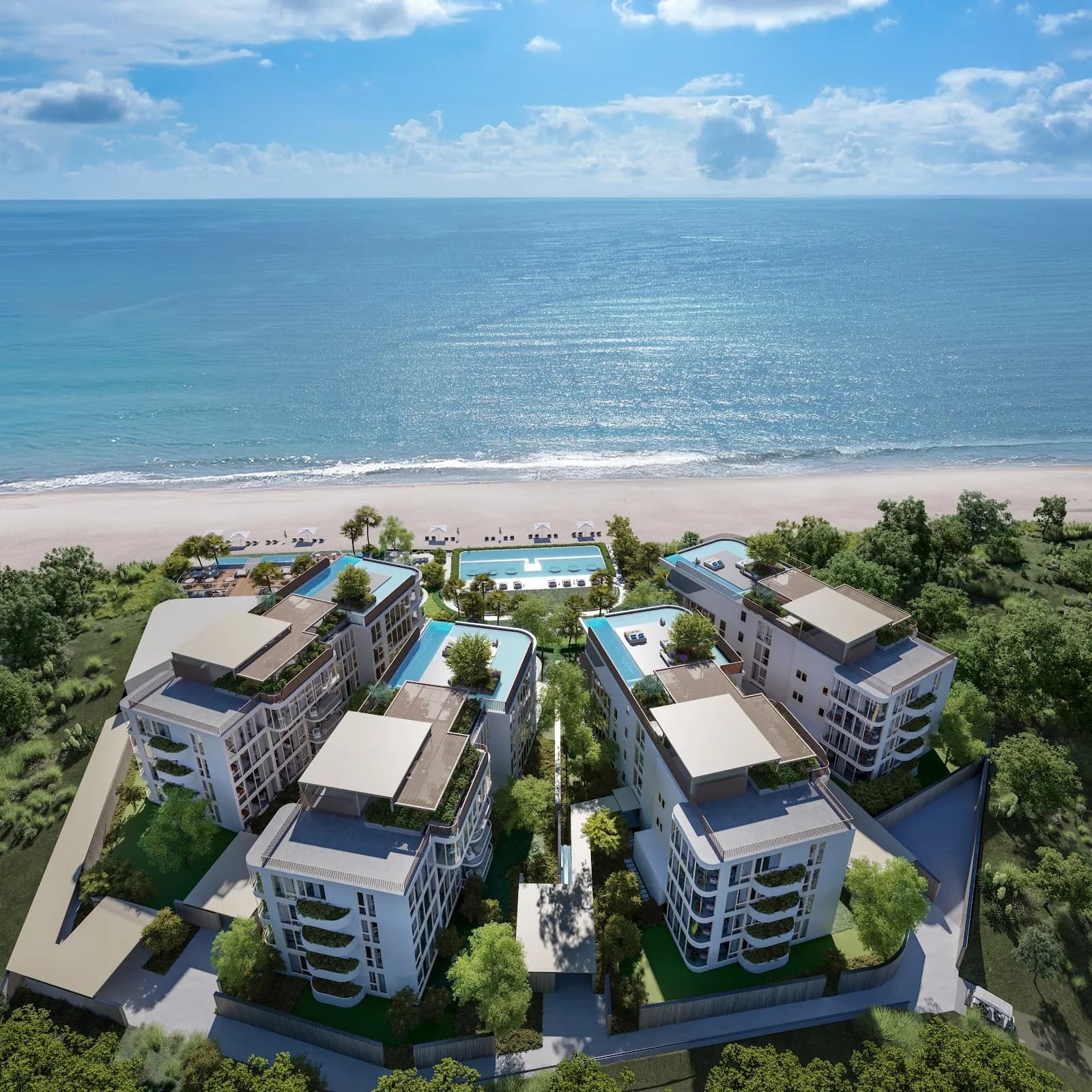 Banyan Tree Beach Residences Oceanus coastal setting