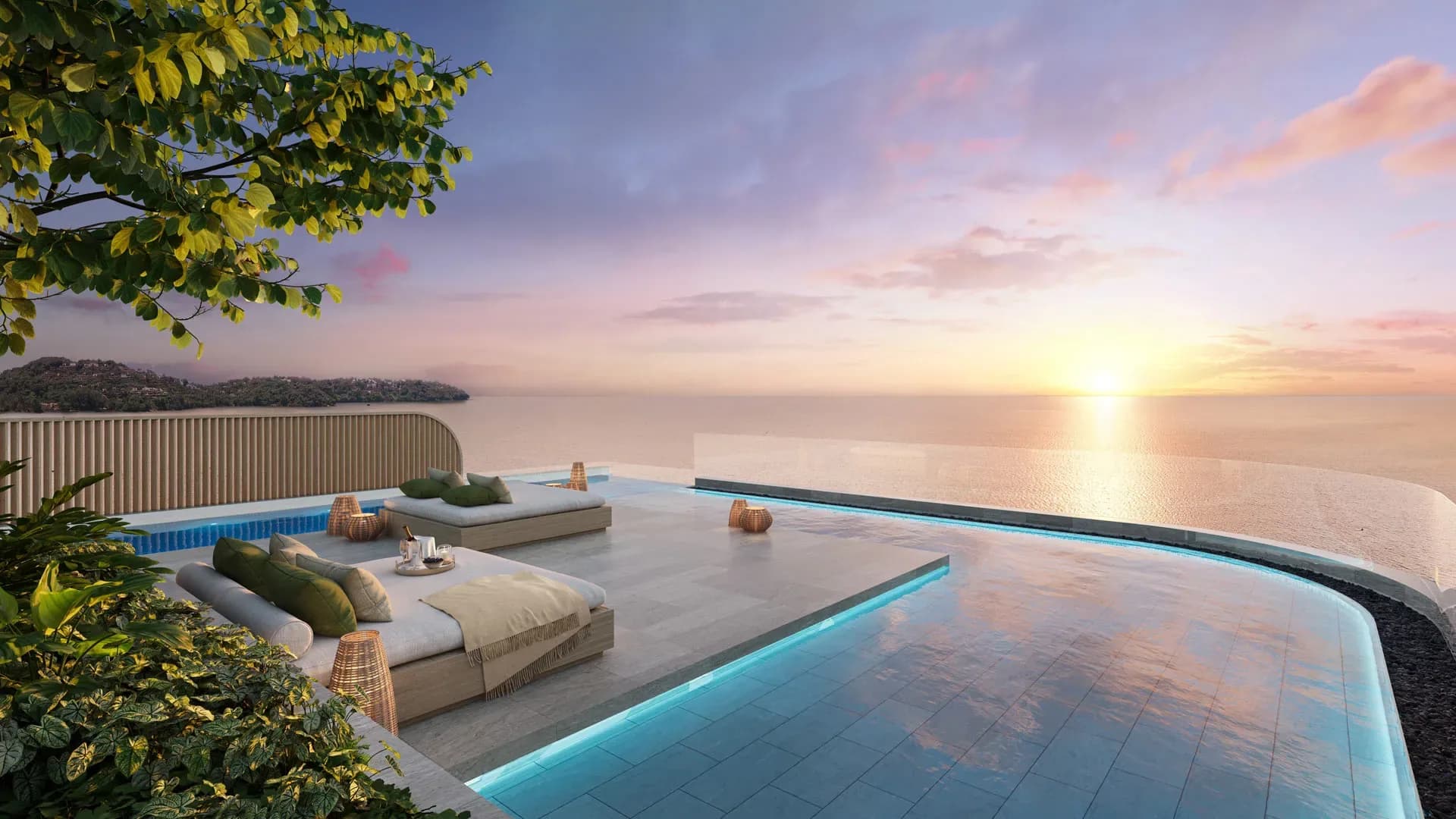 Banyan Tree Beach Residences Oceanus penthouse pool