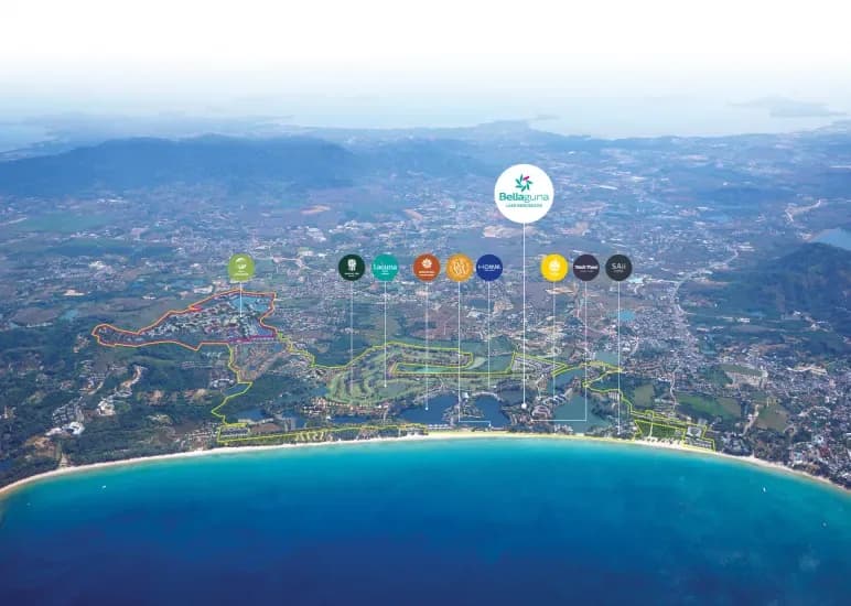 Bellaguna Lake Residences aerial map