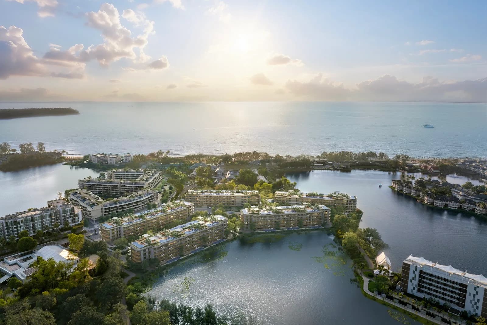 Bellaguna Lake Residences aerial view