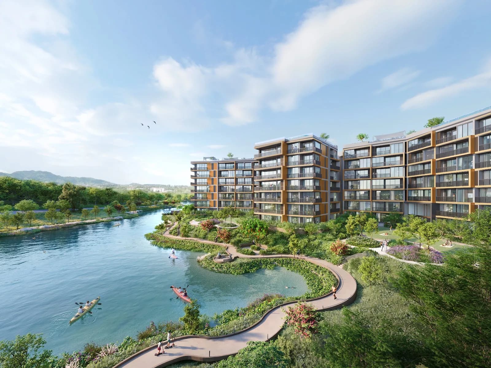 Skypark Elara Lakelands Phuket rooftop area
