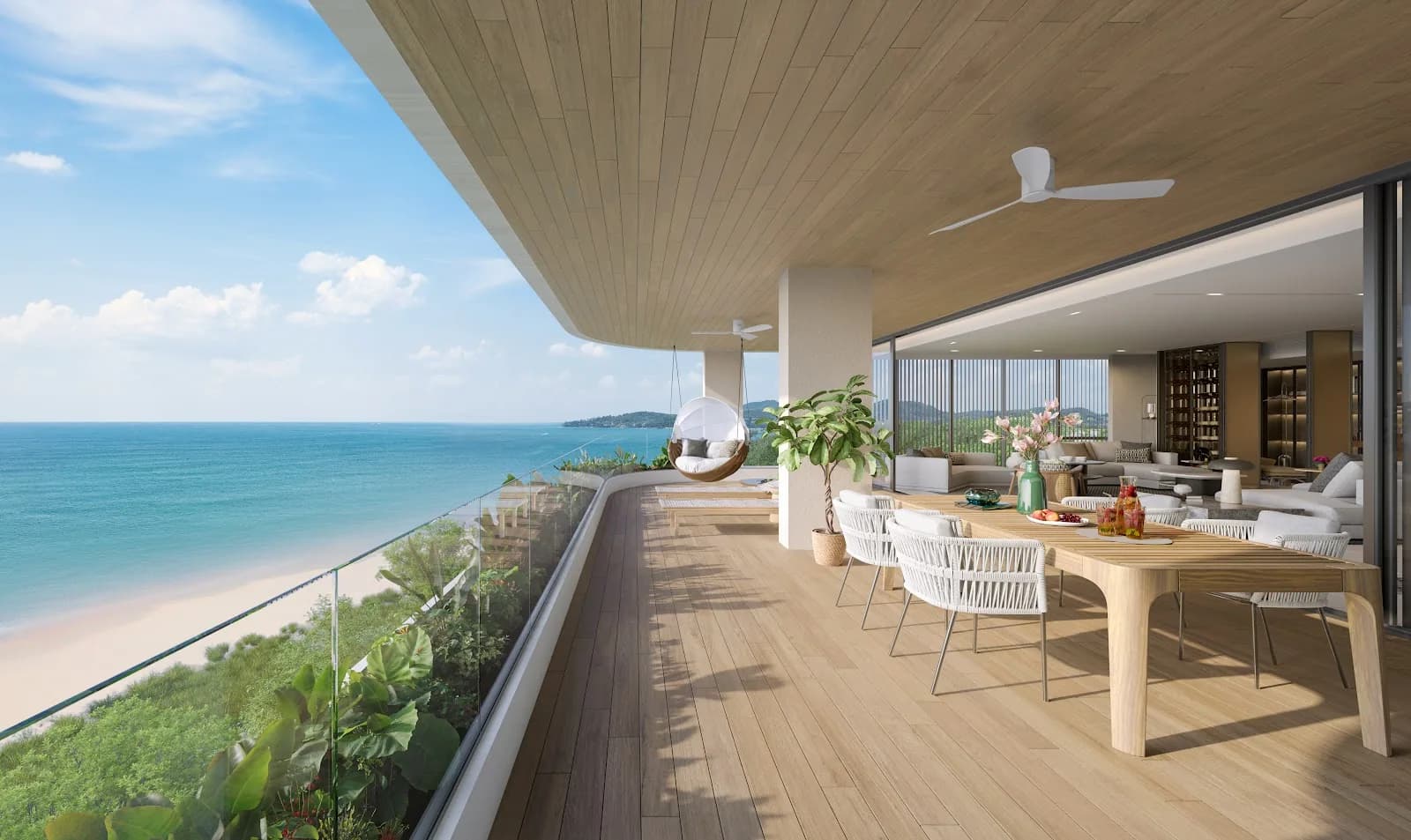 Banyan Tree Beach Residences Oceanus living area
