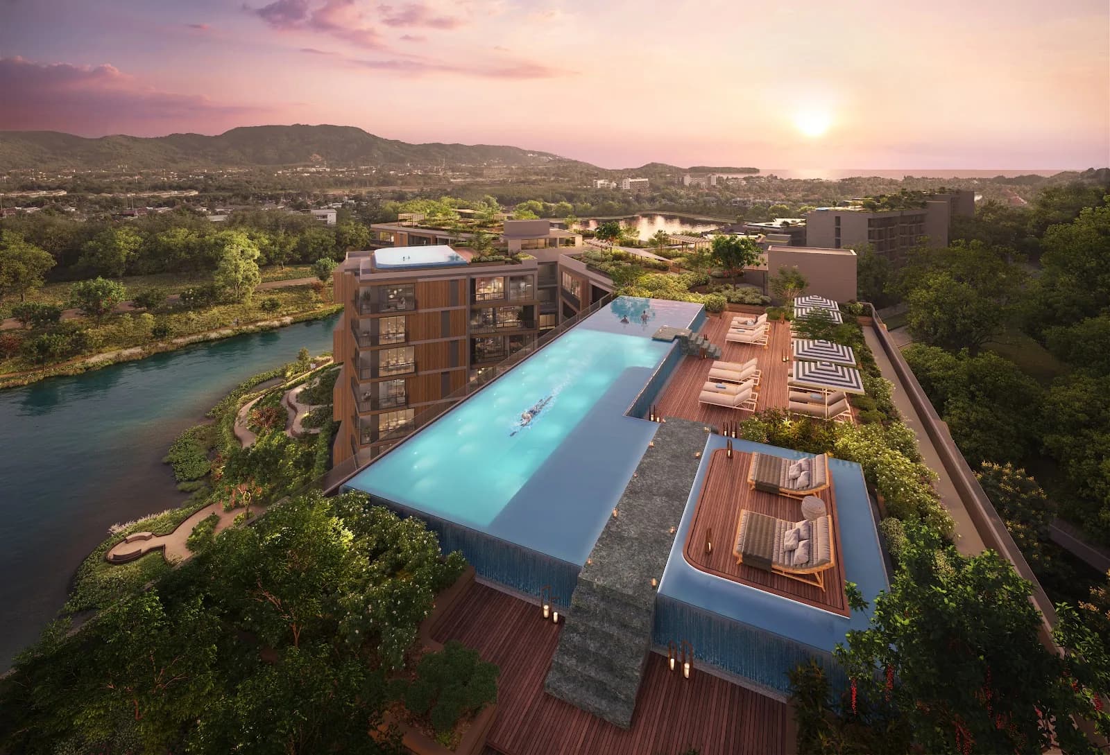 Skypark Elara Lakelands Phuket exterior