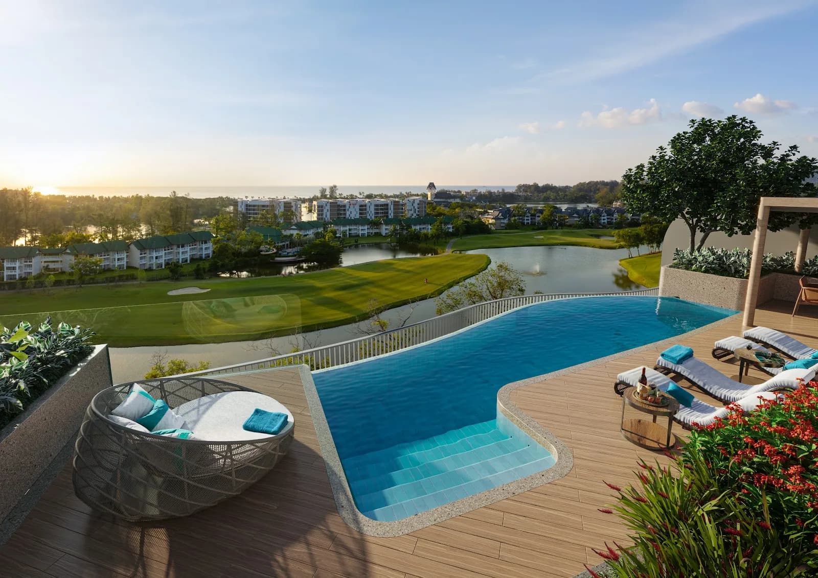 Angsana Golf Residences Topaz pool deck